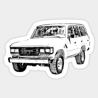 Toyota LandCruiser 4x4 Manga Sticker